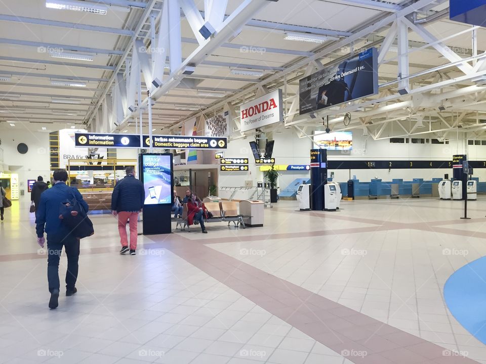 Malmö airport in Sturup Sweden.