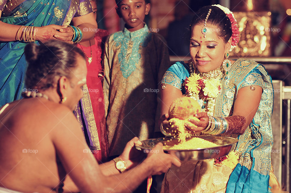 Wedding ceremony in india