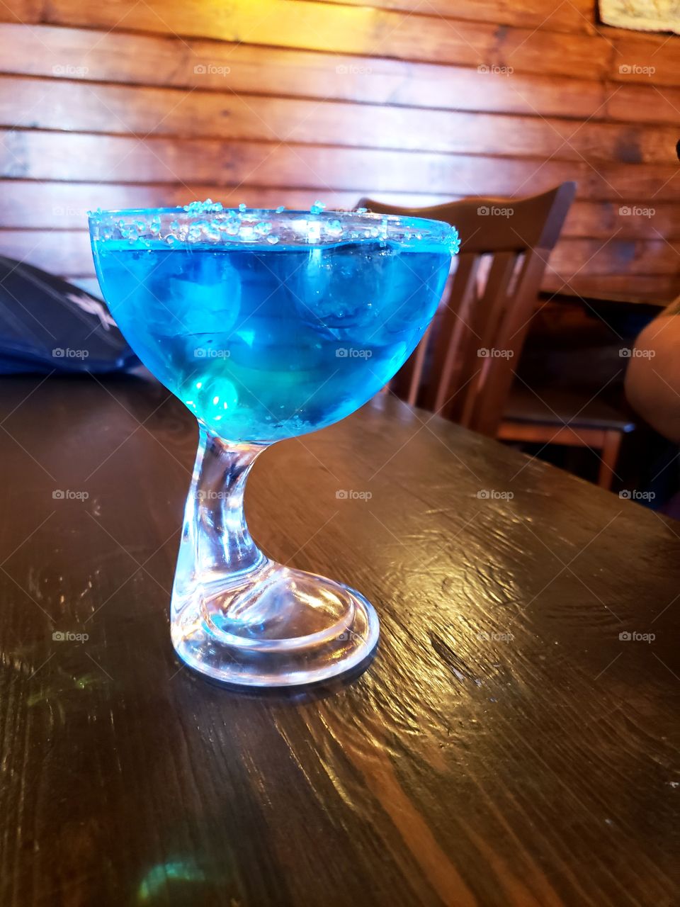 Magical blue drink