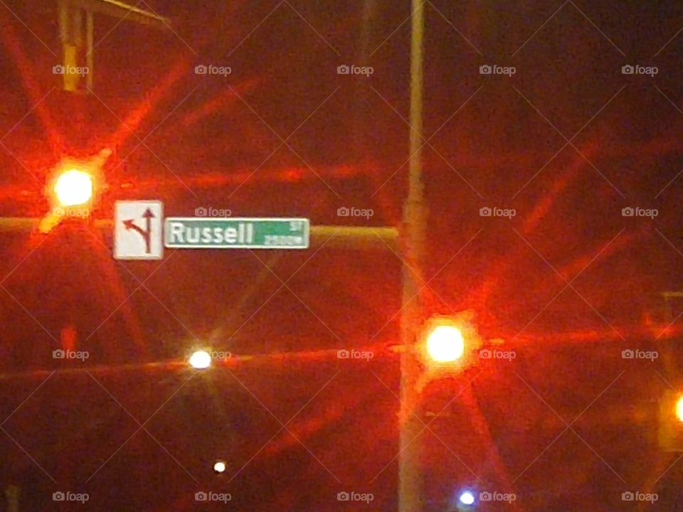 Russell street.