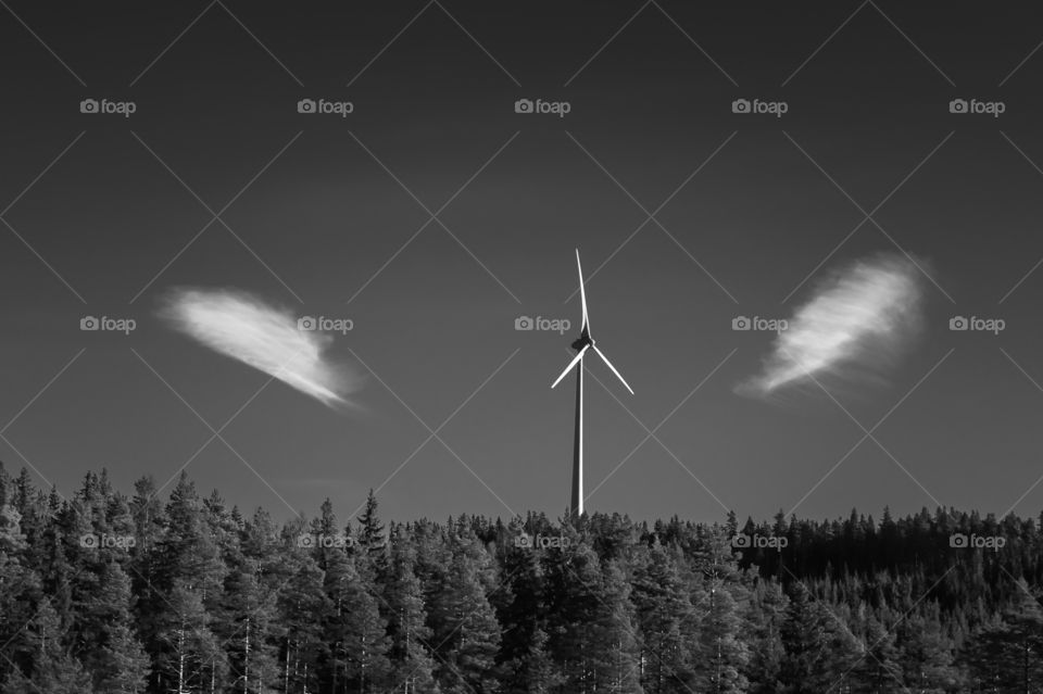 Wind turbine. Windmill.