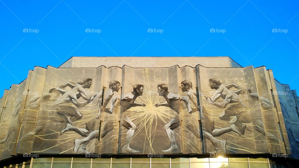 KPI, atom energy, mural