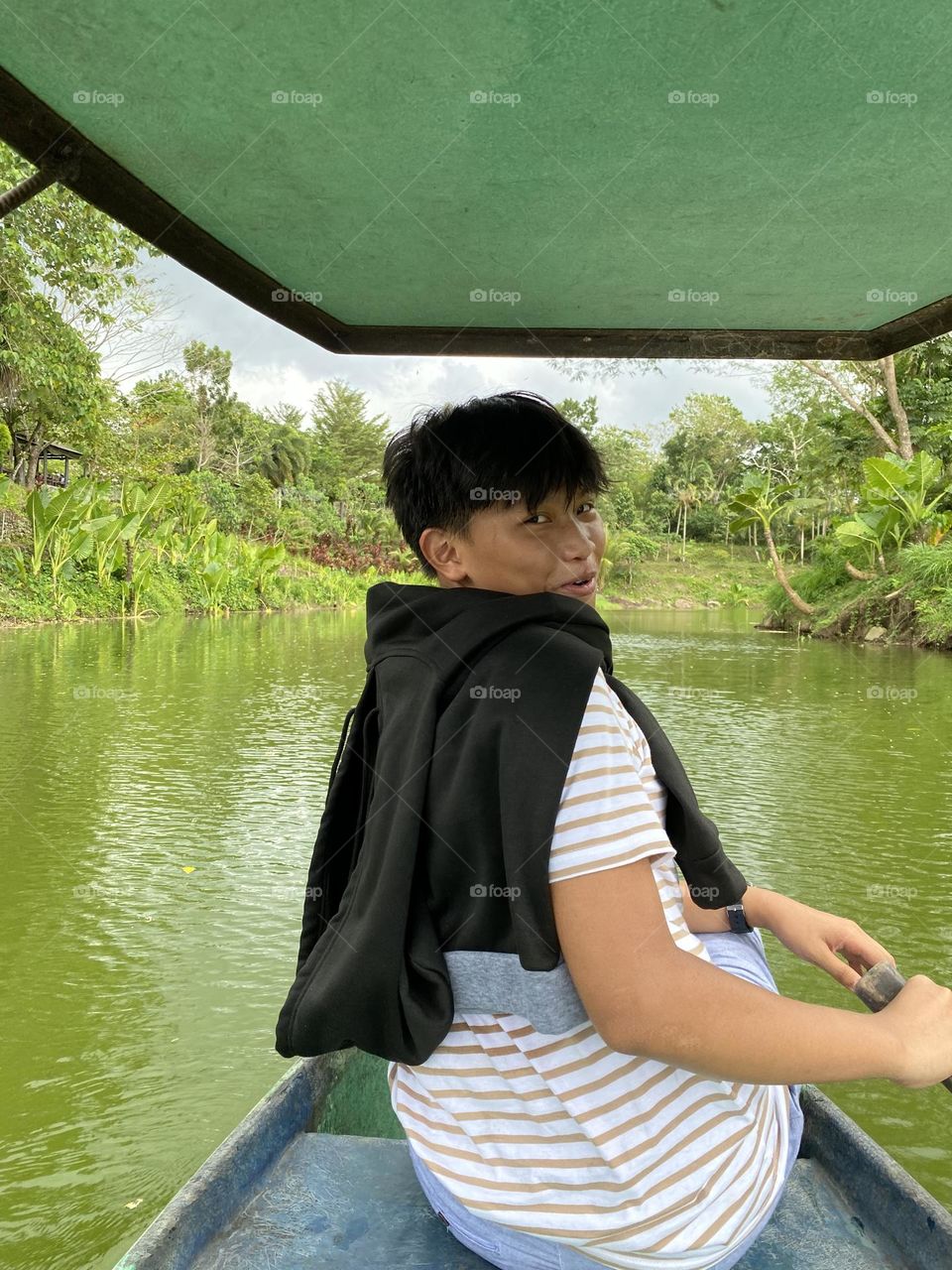 Portrait in the Boat