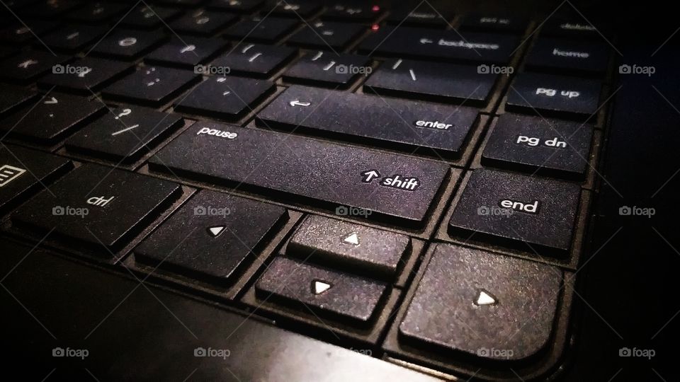 laptop keyboard black