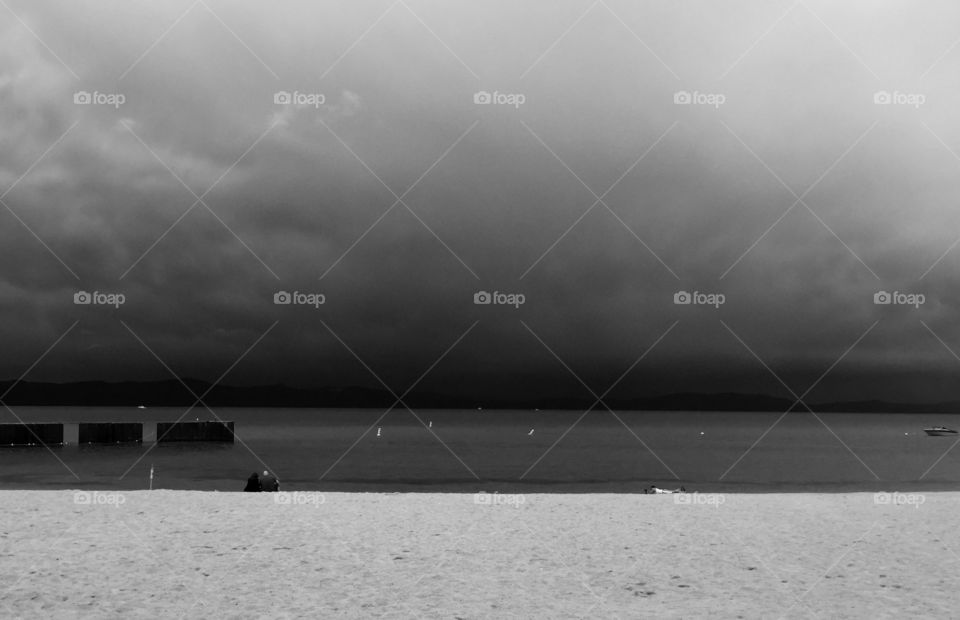 Lake Tahoe storm. Whilst at south Lake Tahoe I had an opportunity to get a great shot of a storm coming from the north