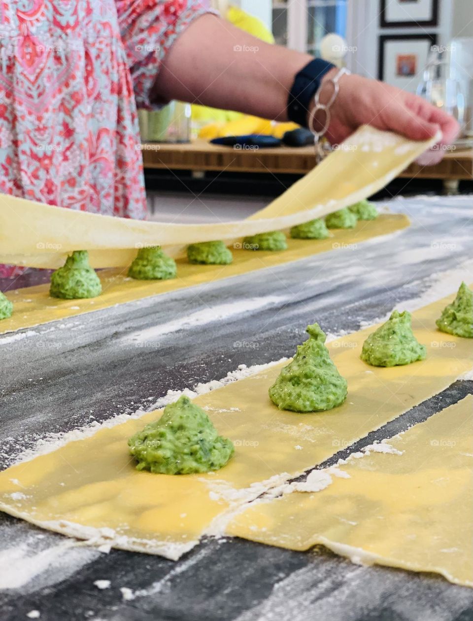 Ravioli making