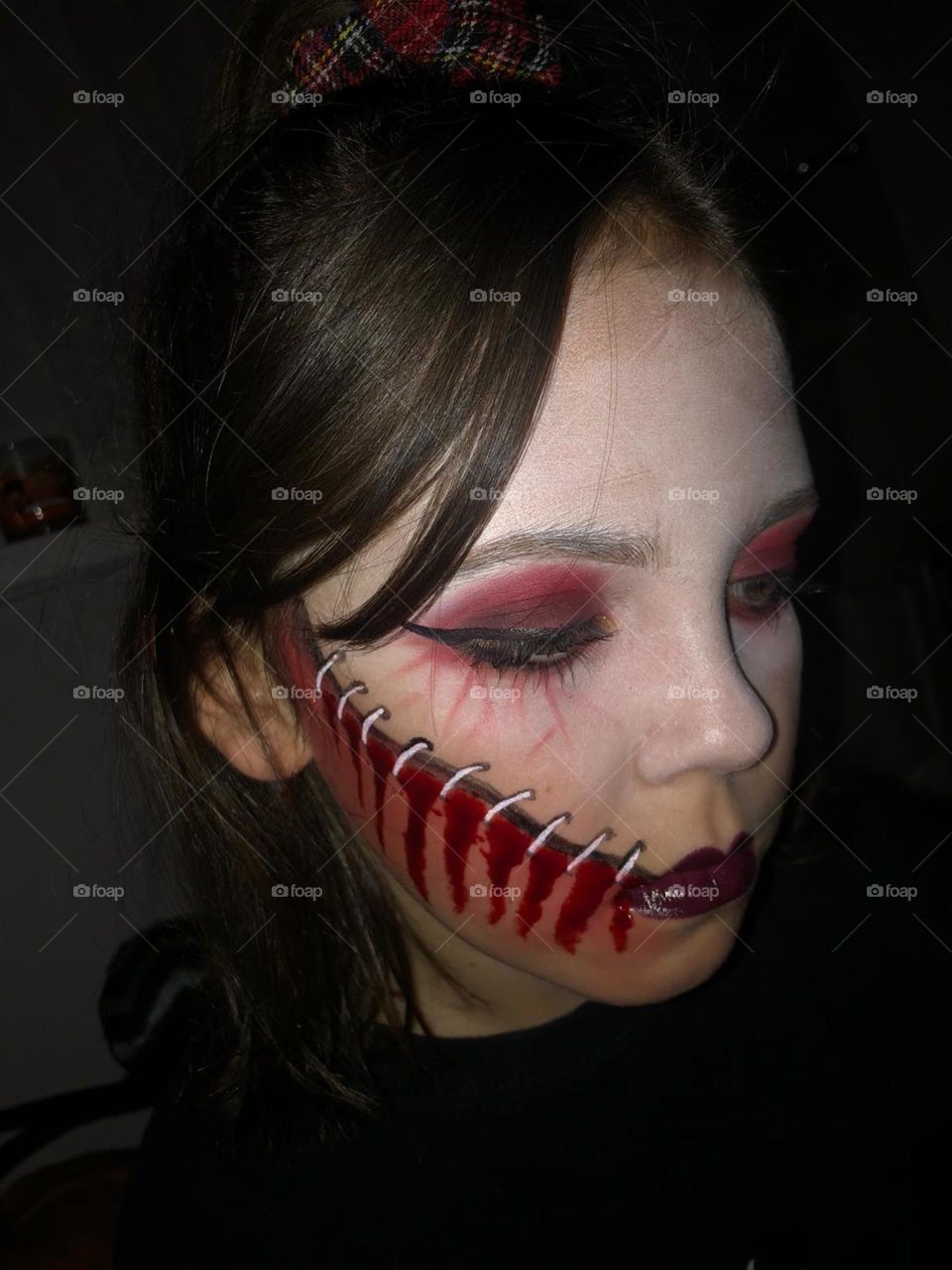 Halloween art makeup 