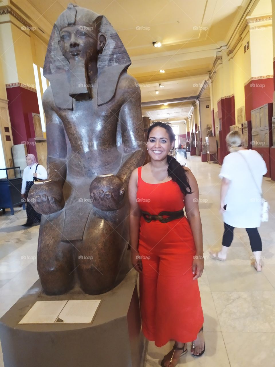 Ramses second king with her with beautiful smile with natural color and more attractive.