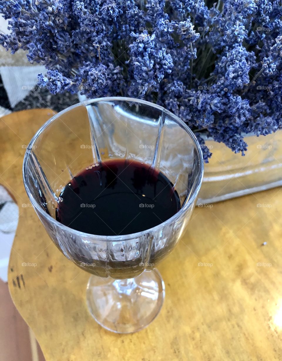 Glass of wine 