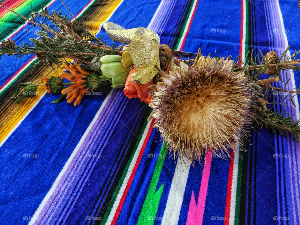 Dried Flowers and Sage