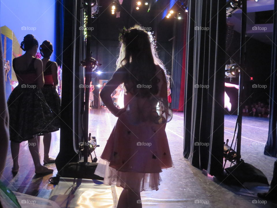 Backstage at the ballet