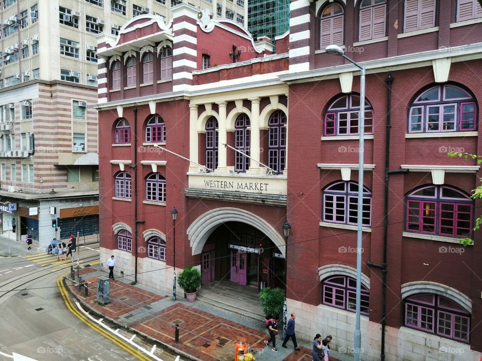 The Western Market, a historical landmark of Hong Kong