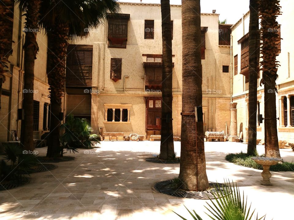 view from coptic museum in Egypt