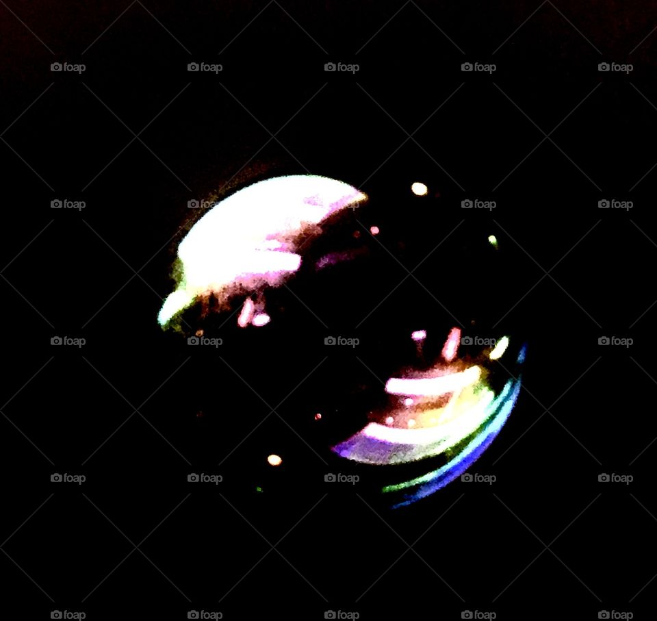 An abstract photo of a bubble
