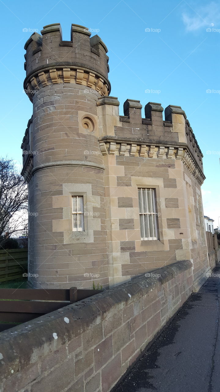 dundee Scotland 
Castle style home.