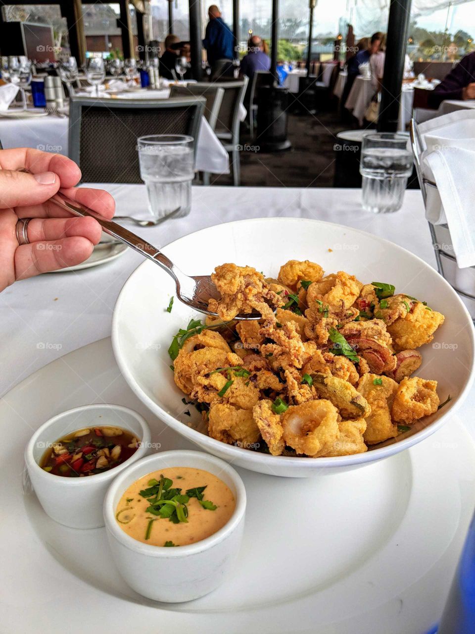 Fried calamari