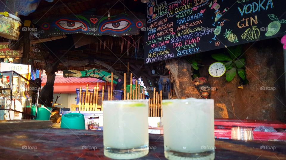 Margaritas are the best. Phi Phi Thailand.