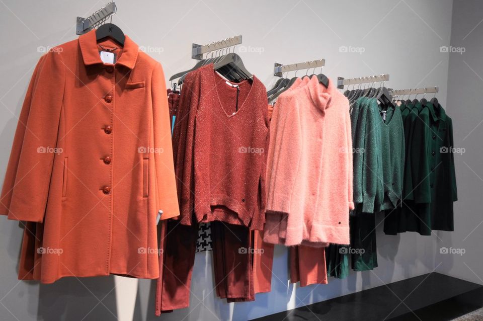 Clothes at a store in Antwerp