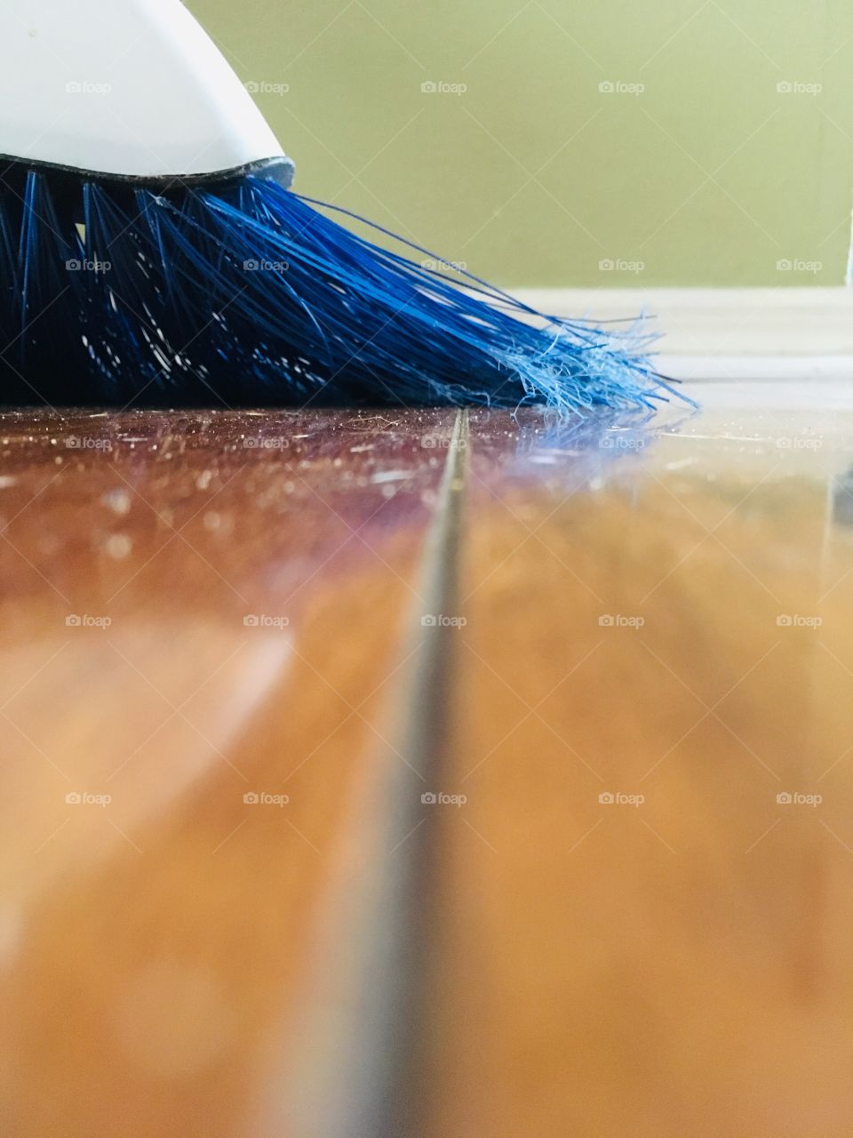 Sweeping is a daily thing with hardwood floors 🧹