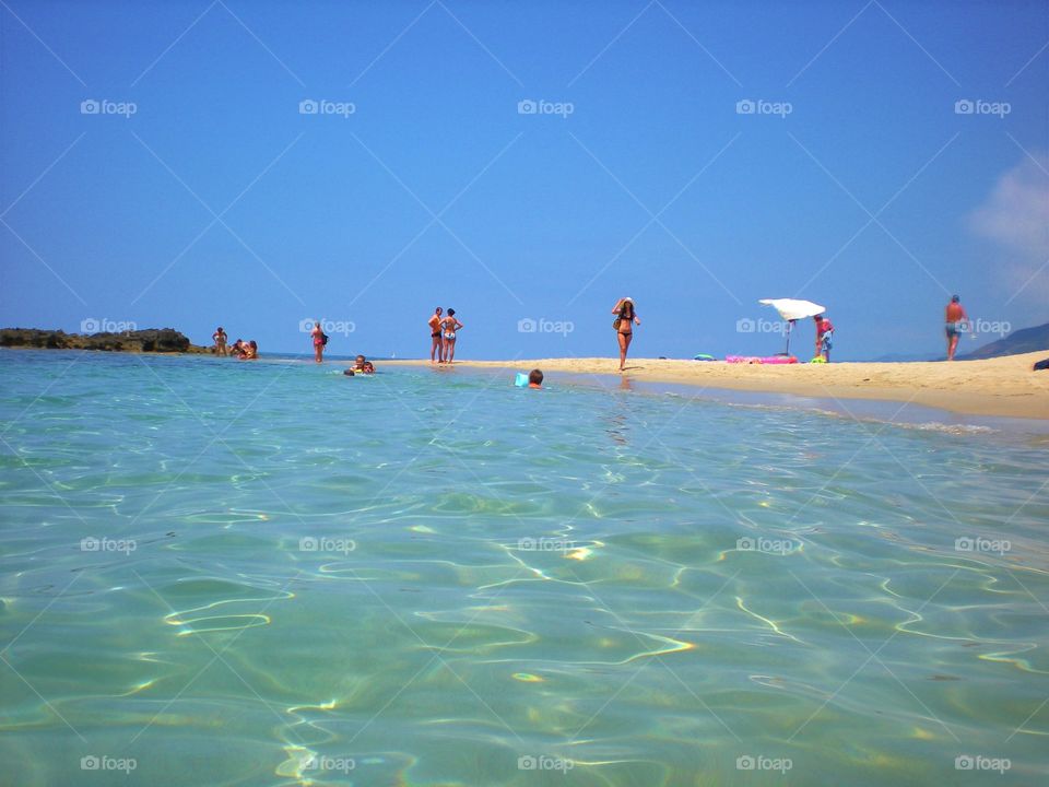 Beach of Caprioli ( Palinuro - Italy ).