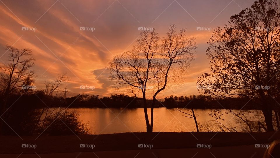 Now sky’s begin to change Colours. Evening Colours changing to more Sunset pattern. 