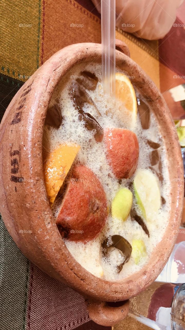 Cazuela drink in Mexico  🍹