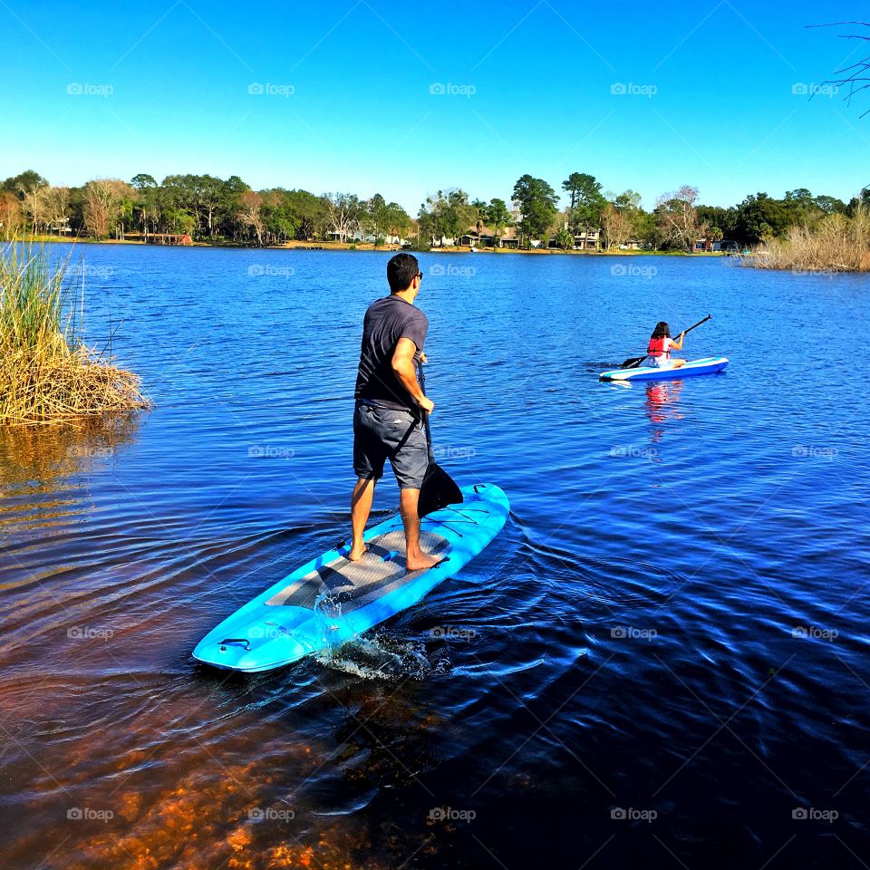 Paddle boarding 