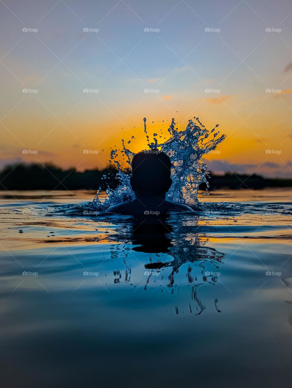 Evening swim at the pond is a refreshment.Shot on my pixel6 phone