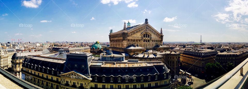 Paris rooftop 