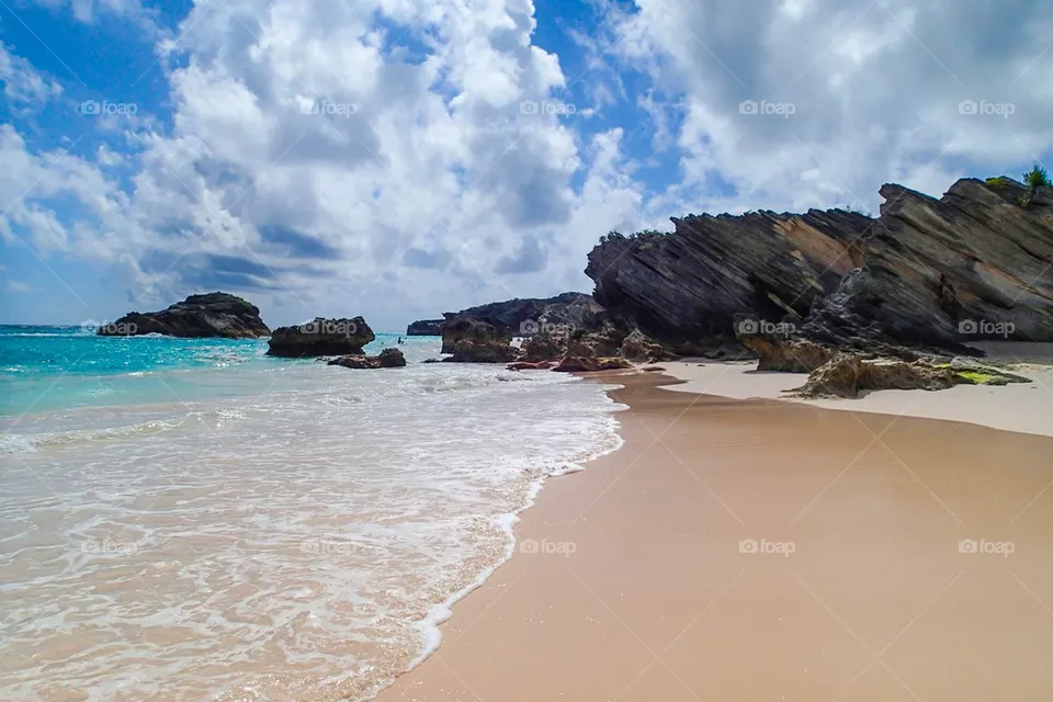 Pink sand
