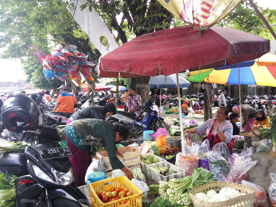traditional market of kotagede