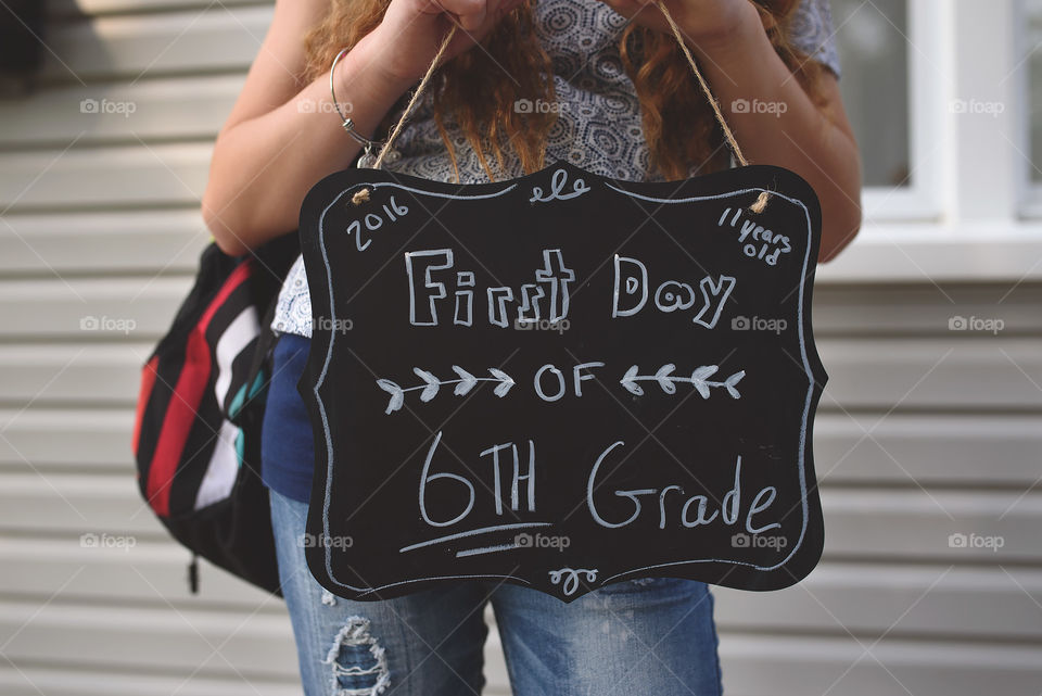 First day of 6th grade