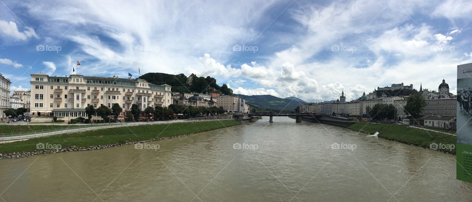 Salzach river 