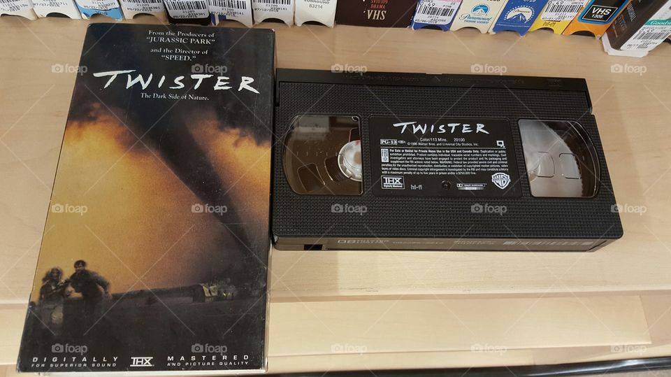 old vhs cassette