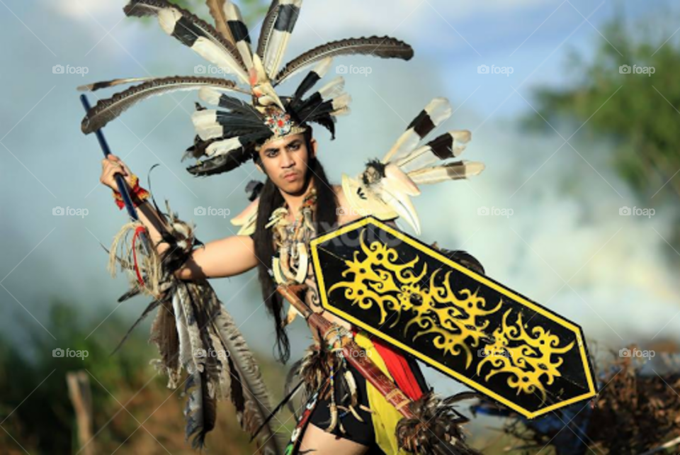 Dayak, Borneo