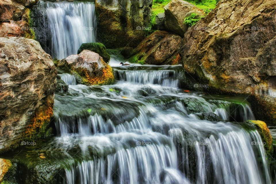 Waterfall, Water, Stream, River, Cascade