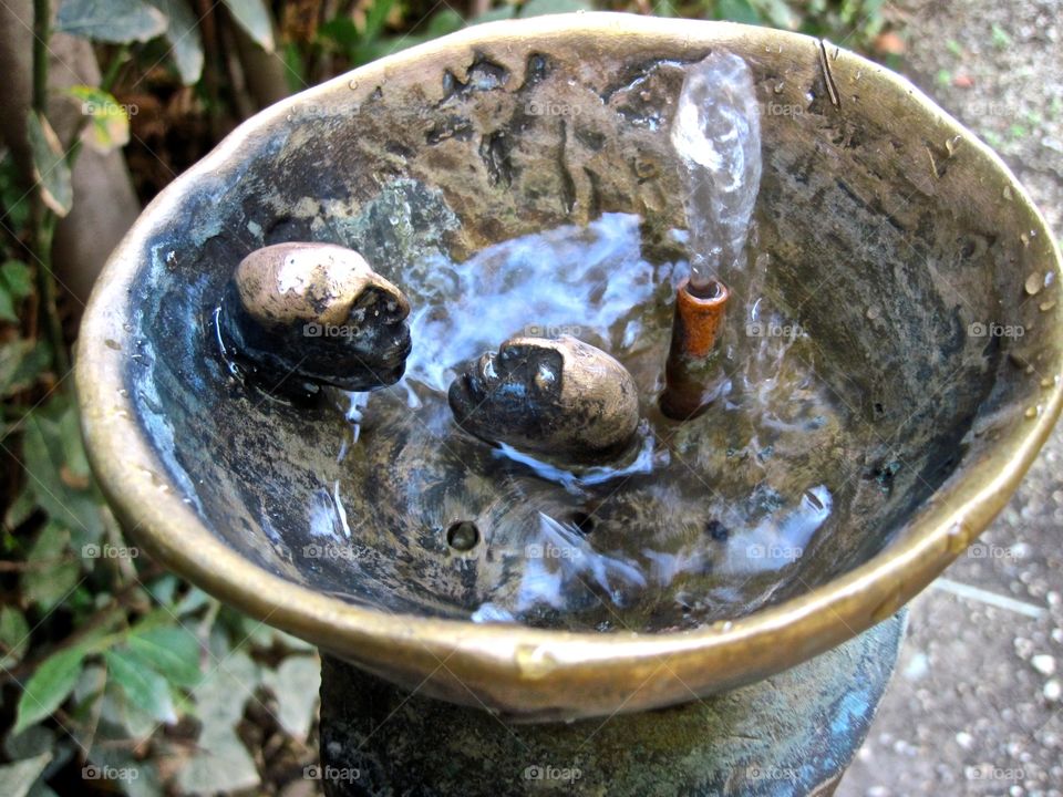 Weird water fountain