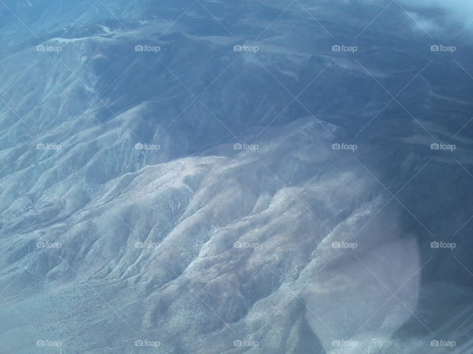 mountains from the air