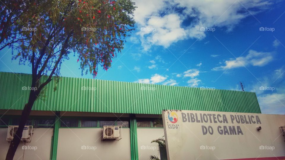 biblioteca pública do Gama DF Brazil