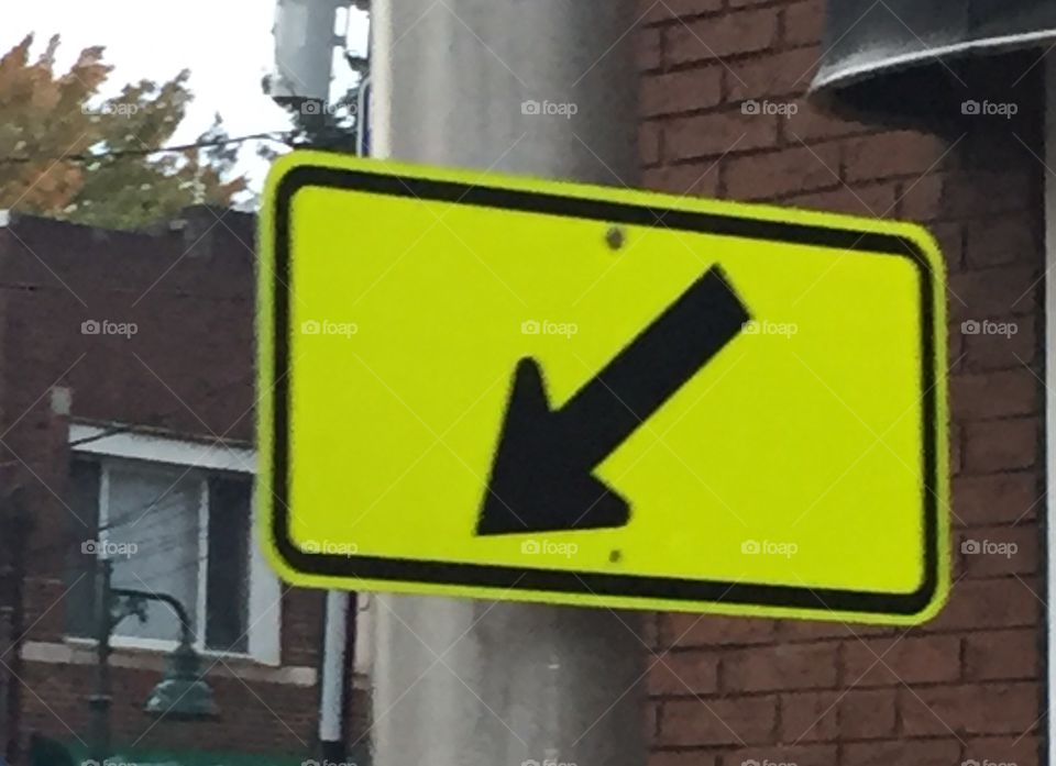 Yellow arrow 