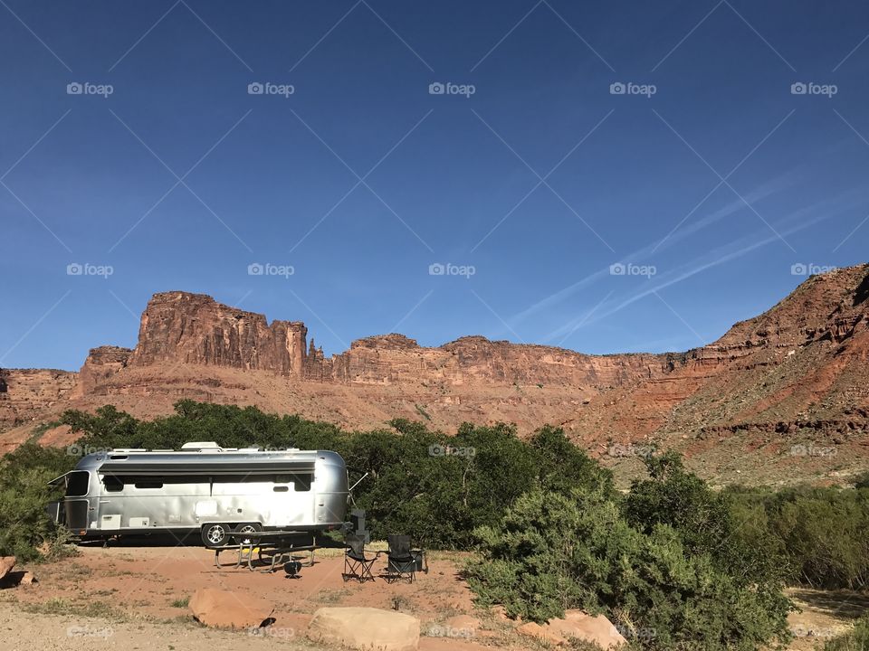 Airstream in Moab Utah