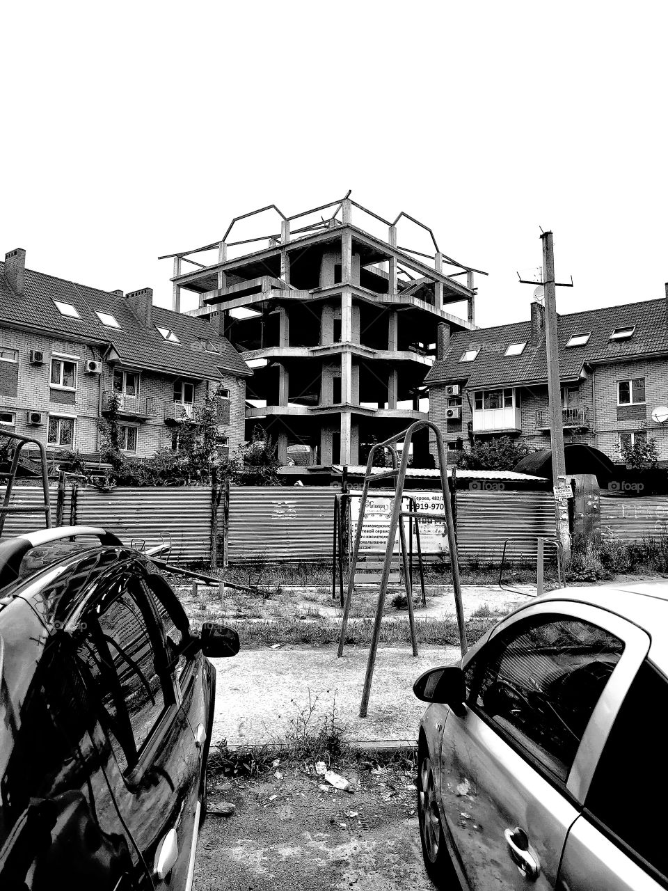 B&w architecture design view building way road decor decoration