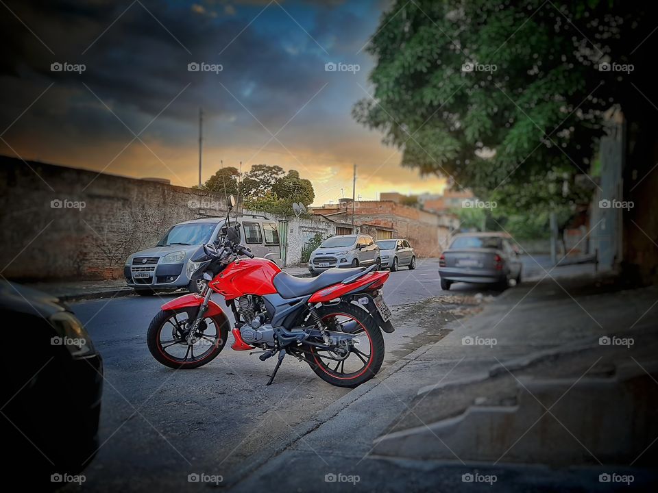 Motocycle, Motor, Dafra, Riva.