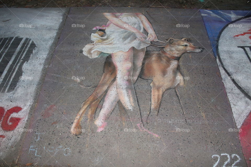 chalk art