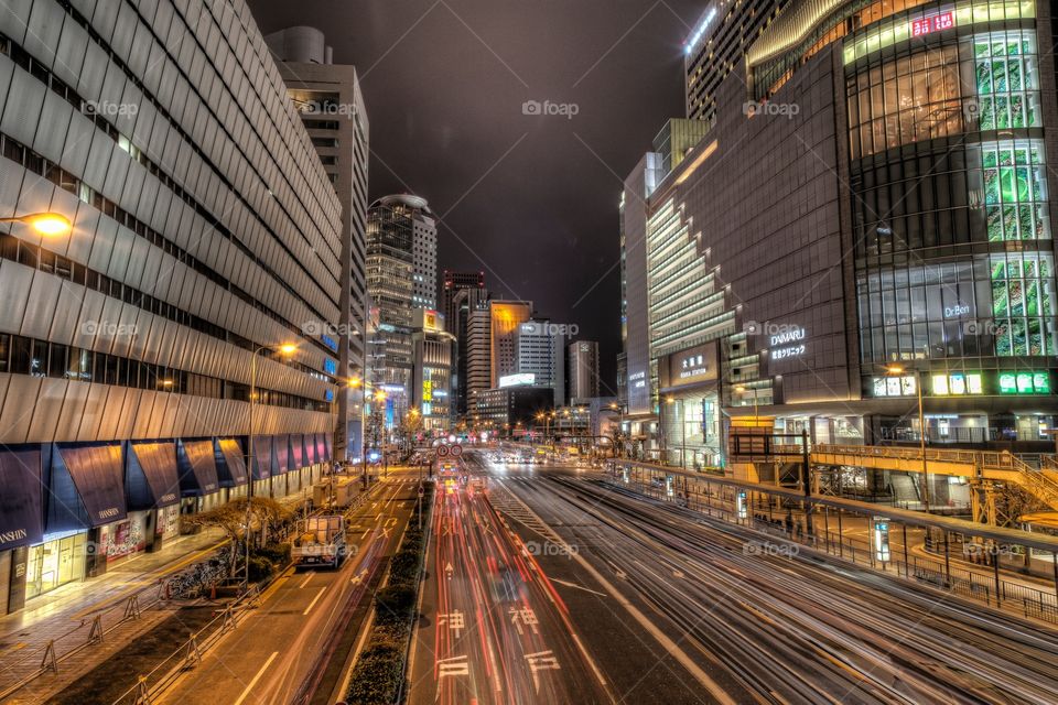 Osaka Night view