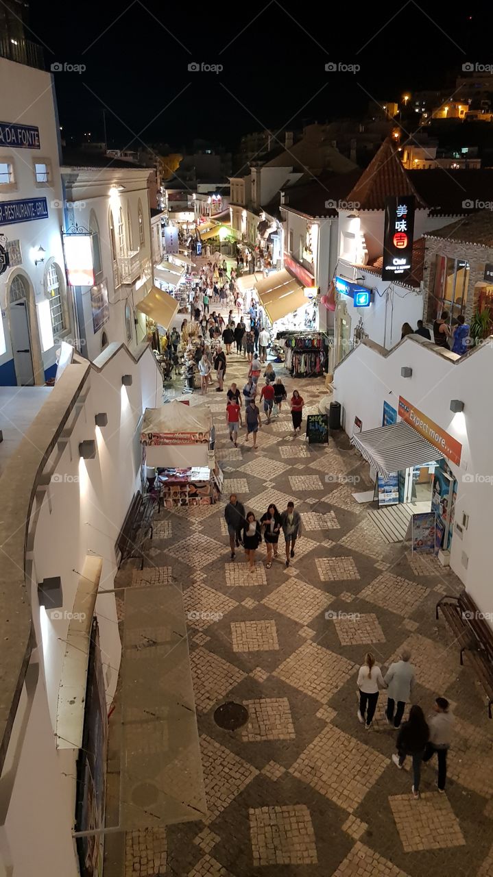 Albufeira old town, nightlife
