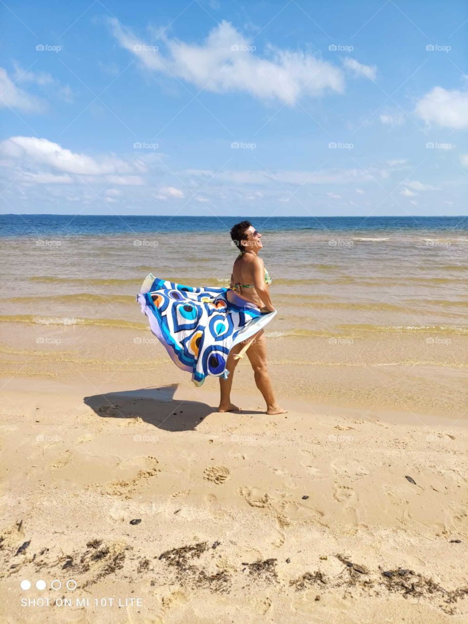 Beach in Santarém region Amazônia Brasil