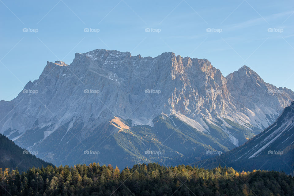 Zugspitze, highest mountain in Germany