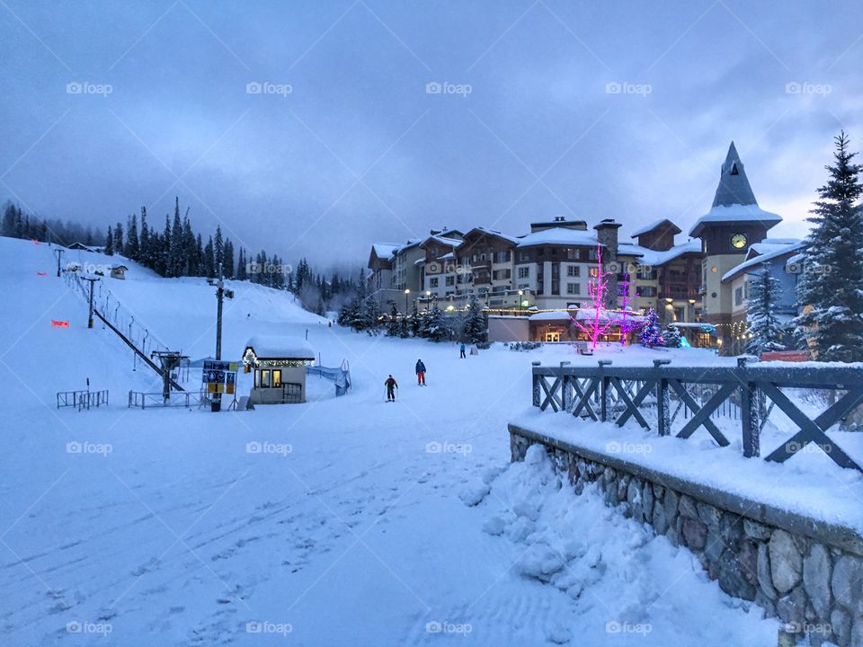 Sun Peaks ski resort 