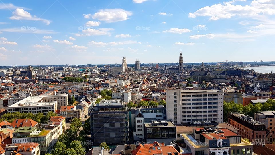 Antwerpen city view